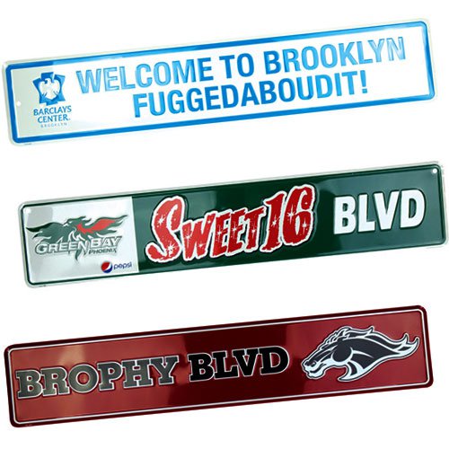 Custom Embossed Aluminum Street Signs